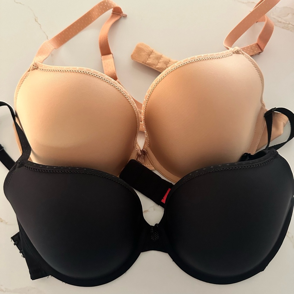 Two Bras - Cleo by Panache Koko Nude and Black Bras